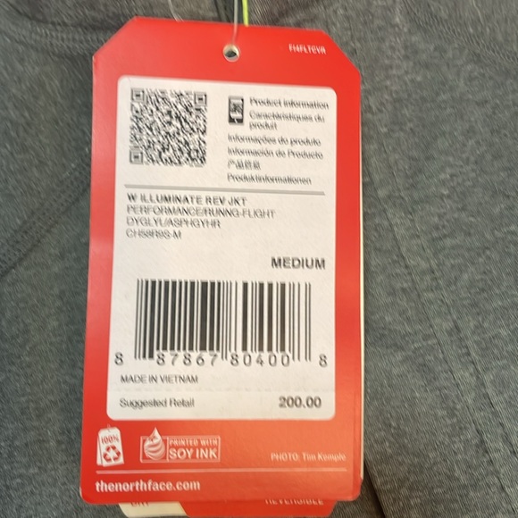 NWT The North Face Women’s Illuminated Reversible Jacket Flight Series Medium - Picture 5 of 5